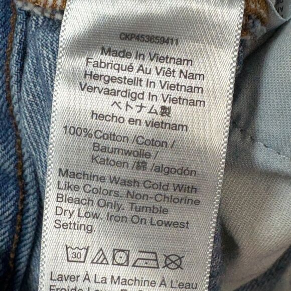 Madewell High-Rise Long Denim Shorts Size 26 - Picture 10 of 11